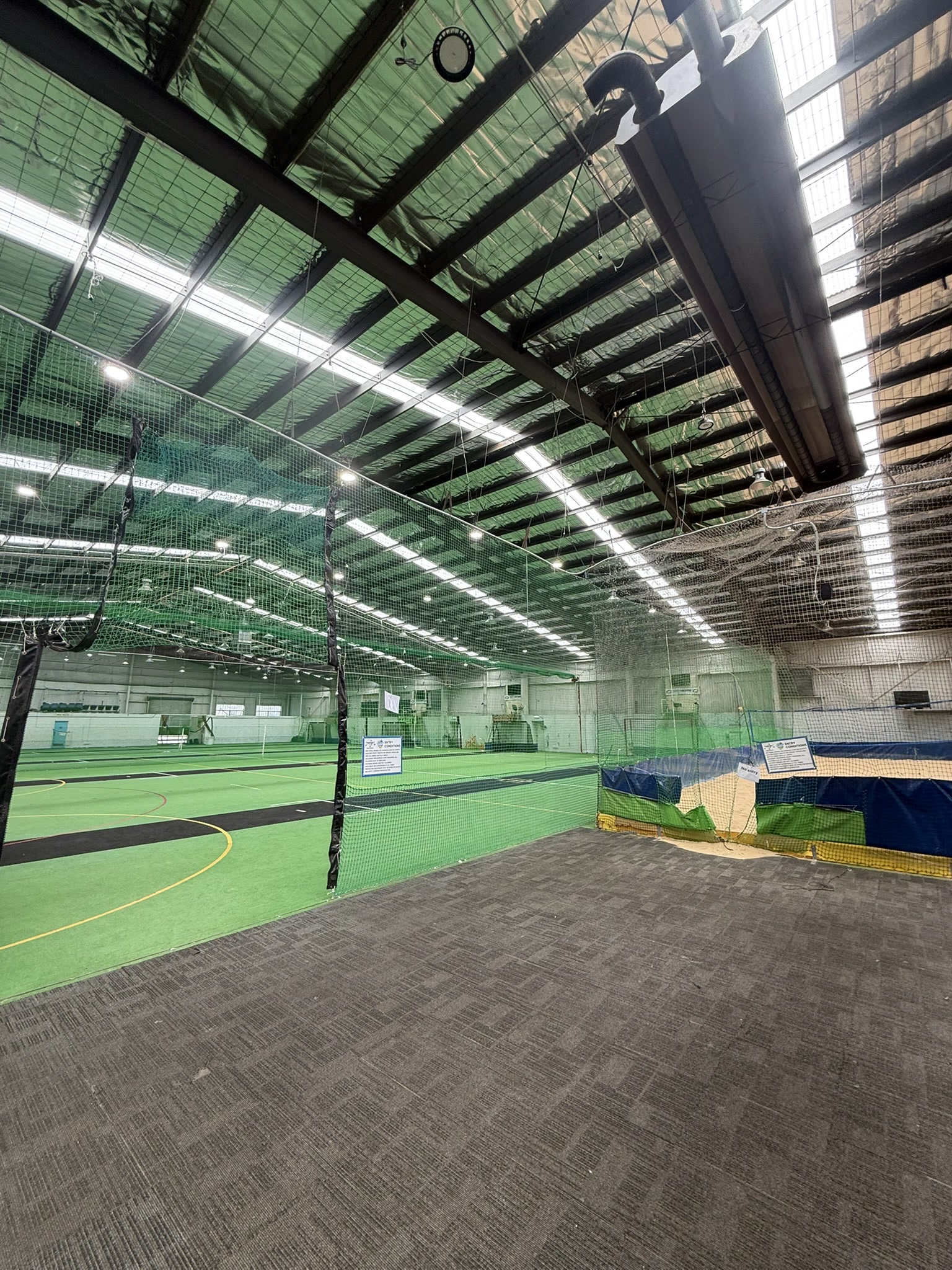 Completed interior under the new roof